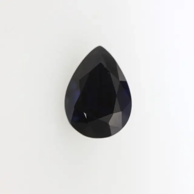 1.37cts Natural Australian Blue Sapphire Pear Shape