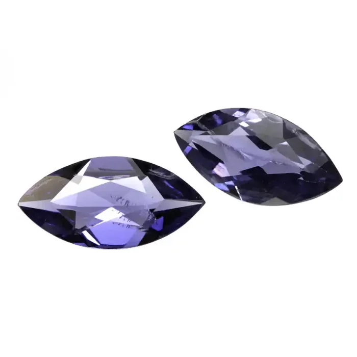 1.43cts Violetish/Blue Iolite Matching Marquise Cut