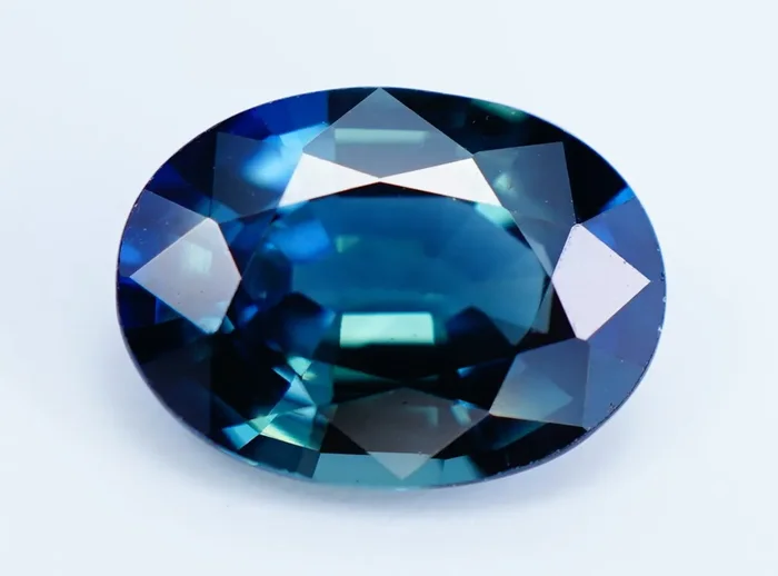 1.49 ct Natural Deep Blue ( Greenish ) Sapphire Africa – ALGT Certificate