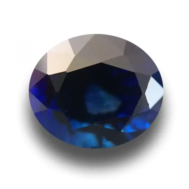1.57 CTS Natural Deep Royal Blue Sapphire Loose Gemstone New Sri Lanka