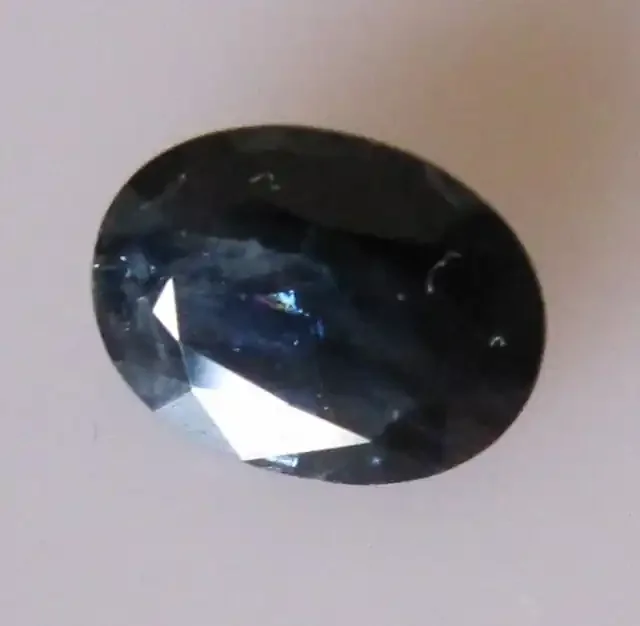 1.57cts Natural Australian Blue Sapphire Oval Cut