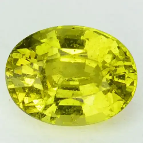 1.65Cts Natural Yellow Green Chrysoberyl Sri Lanka