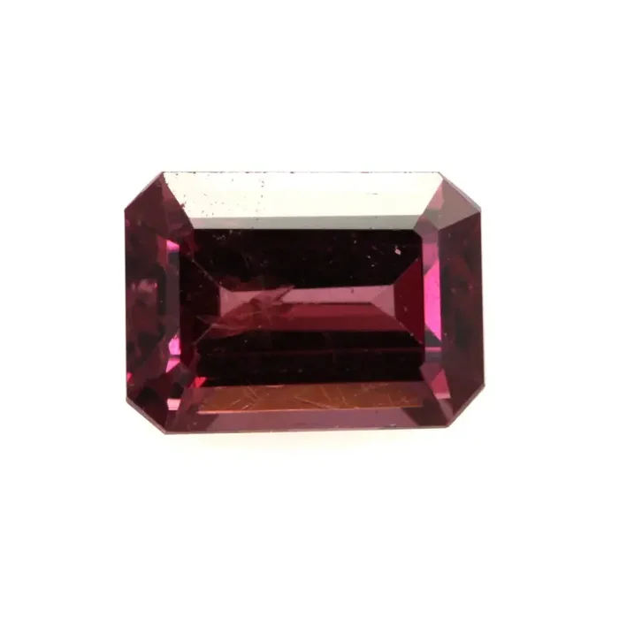 1.67cts Natural Rhodolite Garnet Emerald Cut