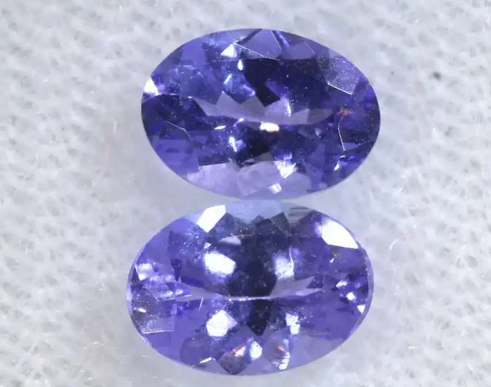 1.75CTS TANZANITE FACETED STONE MATCHED PAIR PG-3478
