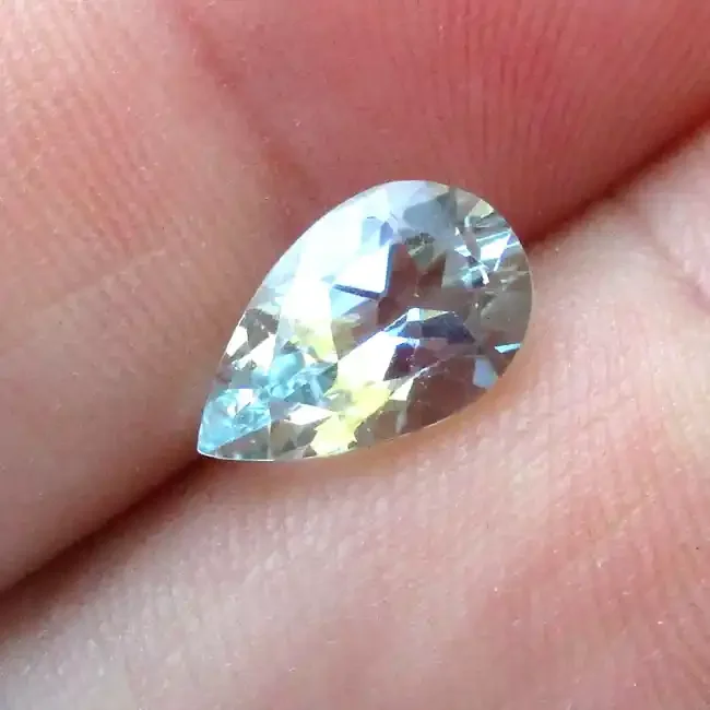 1.77cts Natural Aquamarine Pear Shape