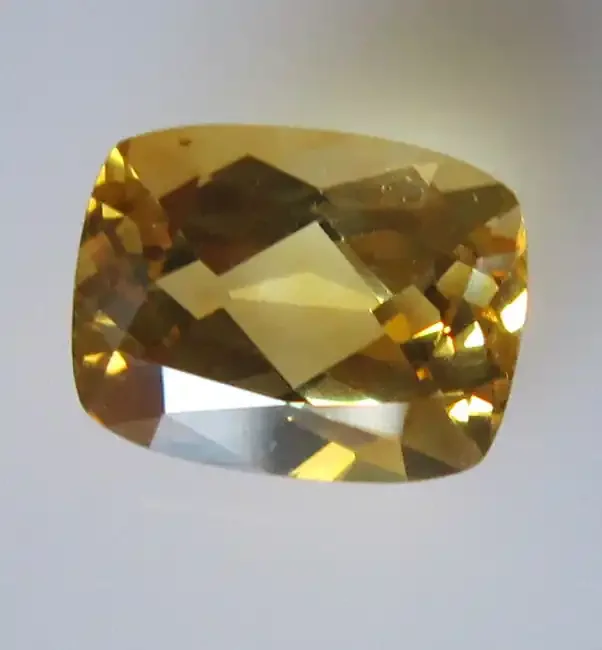 1.90cts Golden Yellow Citrine Cushion Shape