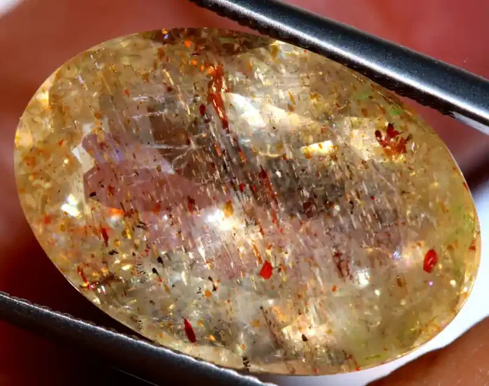 10.15 CTS TANZANIA SUNSTONE FACETED TBM-1976