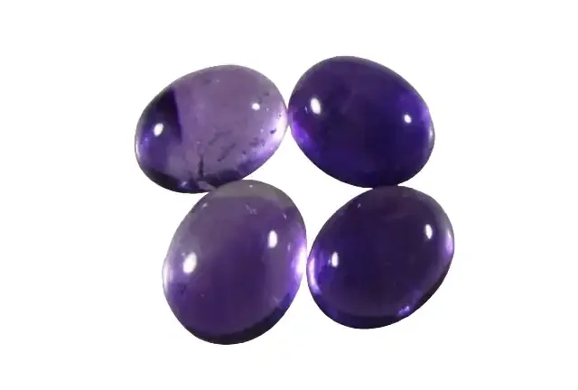 10×8 Natural African Amethyst Cab Stone Parcel C 19