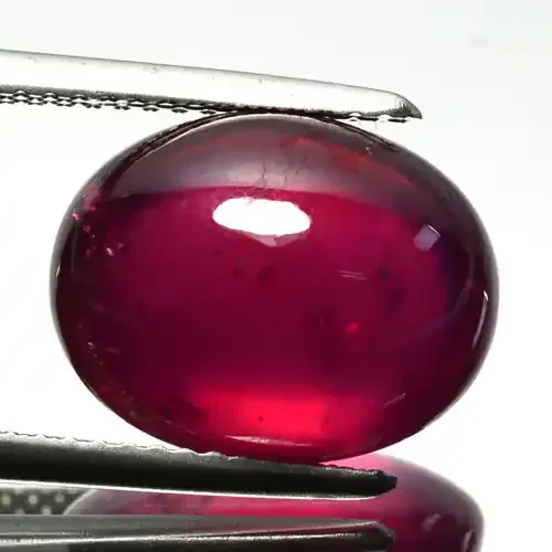 10.36 Cts Pigeon Blood Red Ruby Composite Cabochon Mozambique
