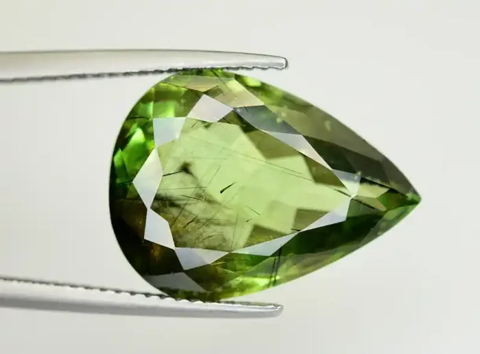 10.55 CT Natural Beautiful Rutile Peridot Gemstone SKU A7