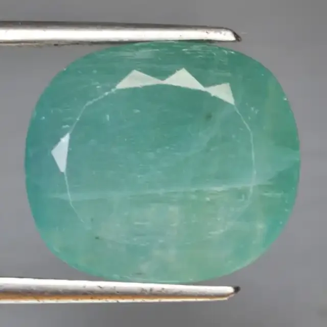 10.94 Cts Natural Green Grandidieite Cushion Cut Madagascar Gem