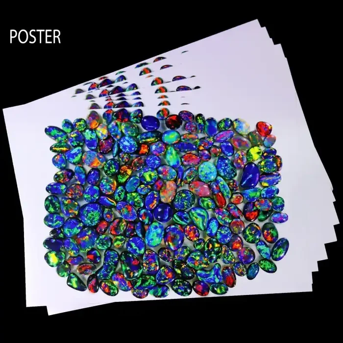 10 POSTER OF SEDAOPALS BLACK OPAL COLLECTION.
