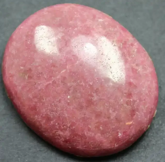 101.80 CTS RHODONITE LARGE CABOCHON CUT AND POLISHED