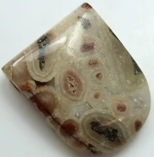 104.75 CTS – FISH EYE AGATE FLOATING ORBS DRILLED BEAD
