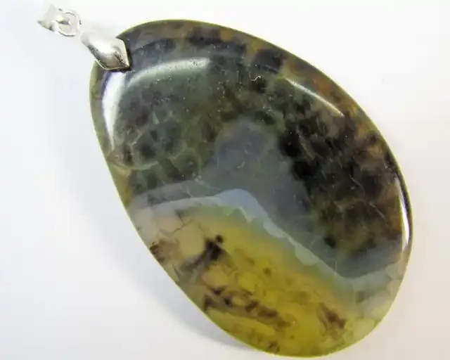 105 Cts Good Pattern Agate Pendant MJA 891