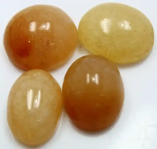 108.75 CTS CHALCEDONY ORANGE PARCEL CABOCHON 4 CUT STONES