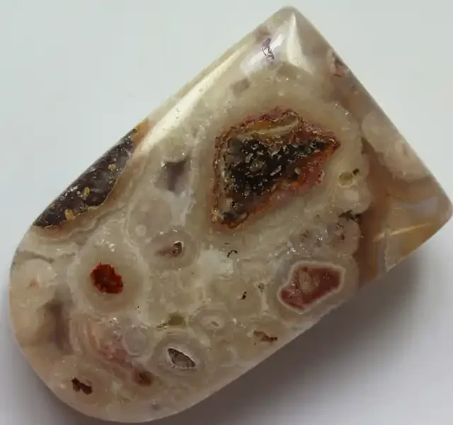 109.30 CTS – FISH EYE AGATE FLOATING ORBS DRILLED BEAD
