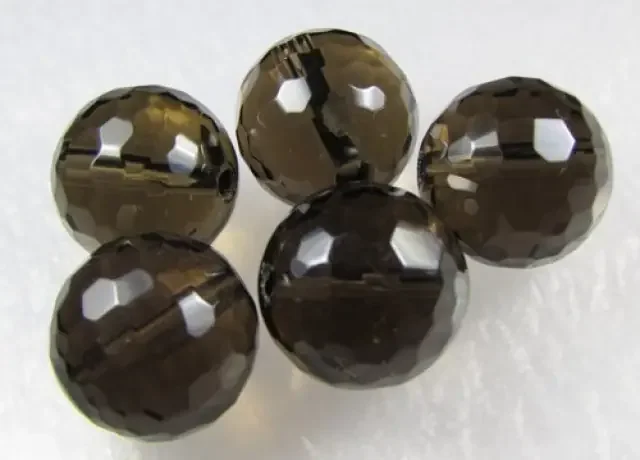 11-12mm Brazil Smokey Quartz Drilled Beads Z 2103