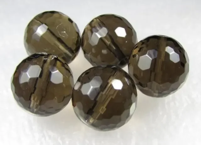 11-12mm Brazil Smokey Quartz Drilled Beads Z 2104