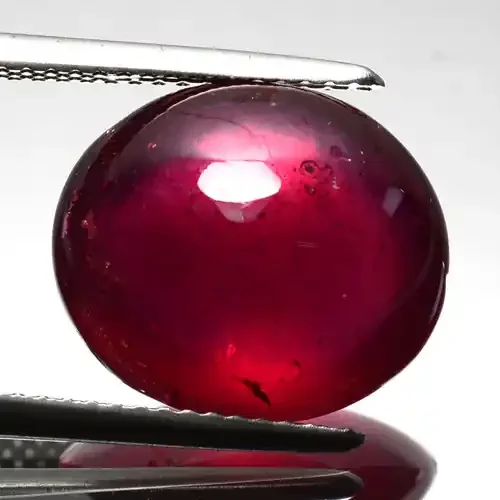 11.40 Cts Pigeon Blood Red Ruby Composite Cabochon Mozambique