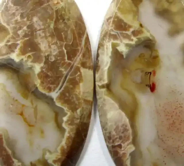 11.5 CTS PAIR SUMATRA AGATE GG 932