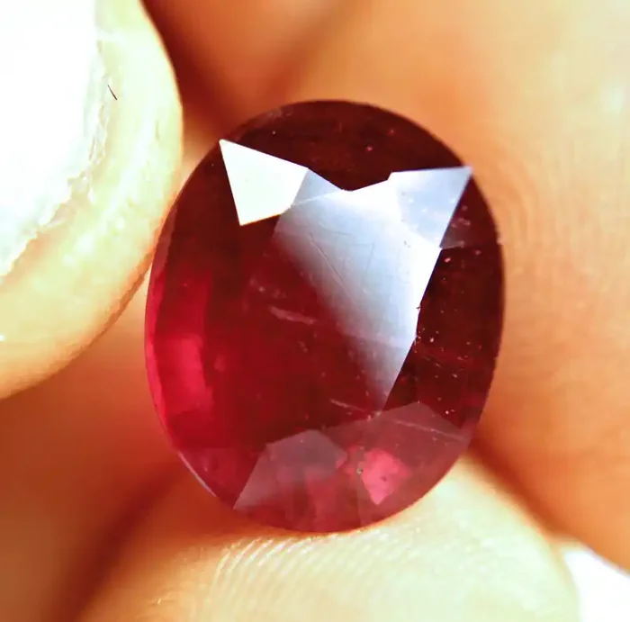 11.95 Carat Fiery Ruby