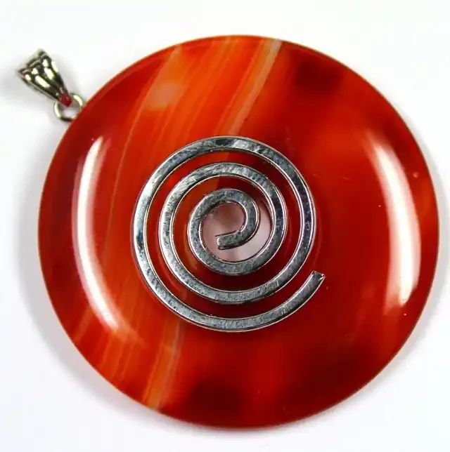 115.90 CTS AGATE TOP POLISHED STONE PENDANT