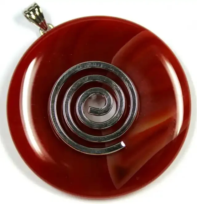 115.90 CTS AGATE TOP POLISHED STONE PENDANT
