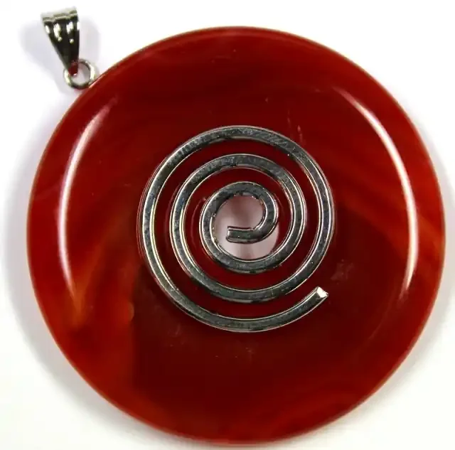 115.90 CTS AGATE TOP POLISHED STONE PENDANT