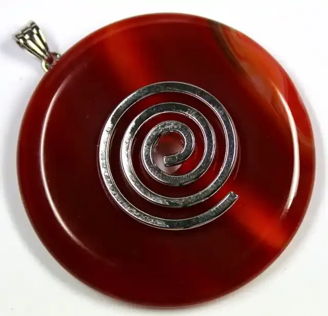 115.90 CTS AGATE TOP POLISHED STONE PENDANT