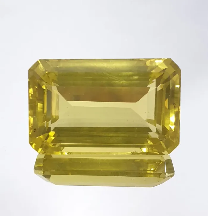 118.96ct Octagon Lemon Quartz 35.7×22.4mm Big Size(SKU 151)