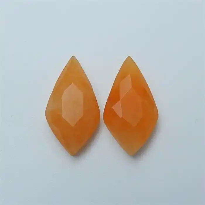 11ct Natural Red Aventurine Cabochon Pair(18070911)