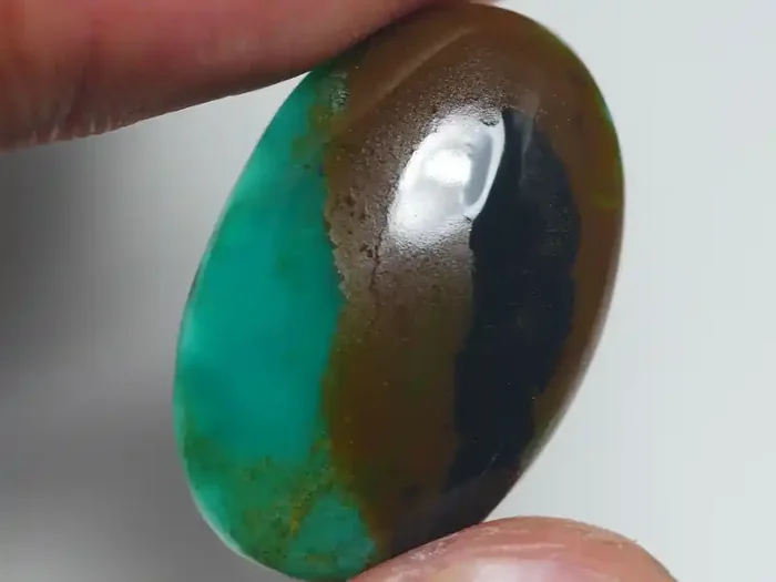 12.45 CRT I 3COLLOUR CHRYSOCOLLA CALCEDONY