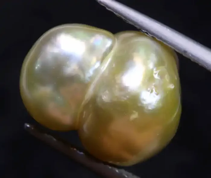 12.5 CTS KESHI FREEFORM GOLDEN PEARL * LG-2308