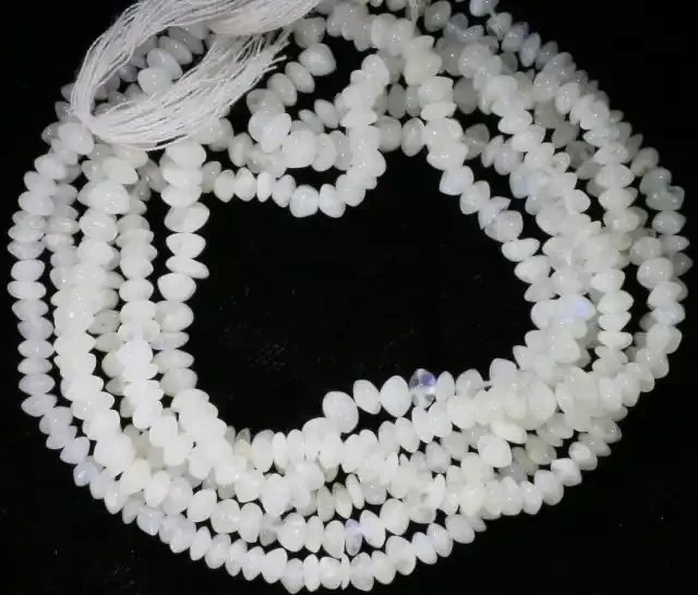 125 Cts three strands Moonstone beads GOGO 1445