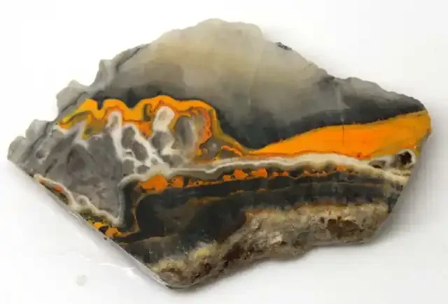 129.1 CTS BUMBLE BEE JASPER ROUGH SLAB -INDONESIA [F5683 ]