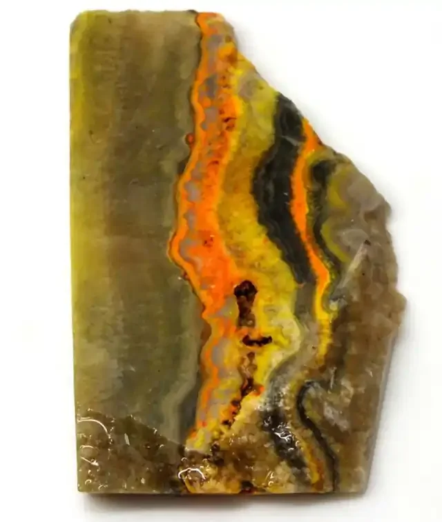 129 CTS BUMBLE BEE JASPER ROUGH SLAB -INDONESIA [F5796 ]