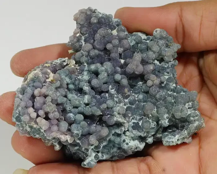 129 GRAM NATURAL INDONESIAN GRAPE CHALCEDONY SPECIMEN -E51-