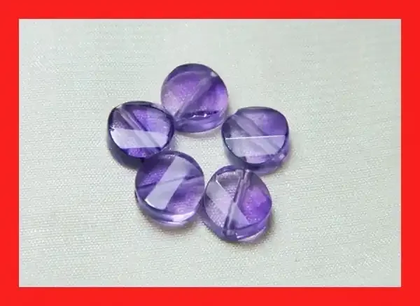 12cts 8mm Natural Brazil Amethsyt Faceted Beads Z570