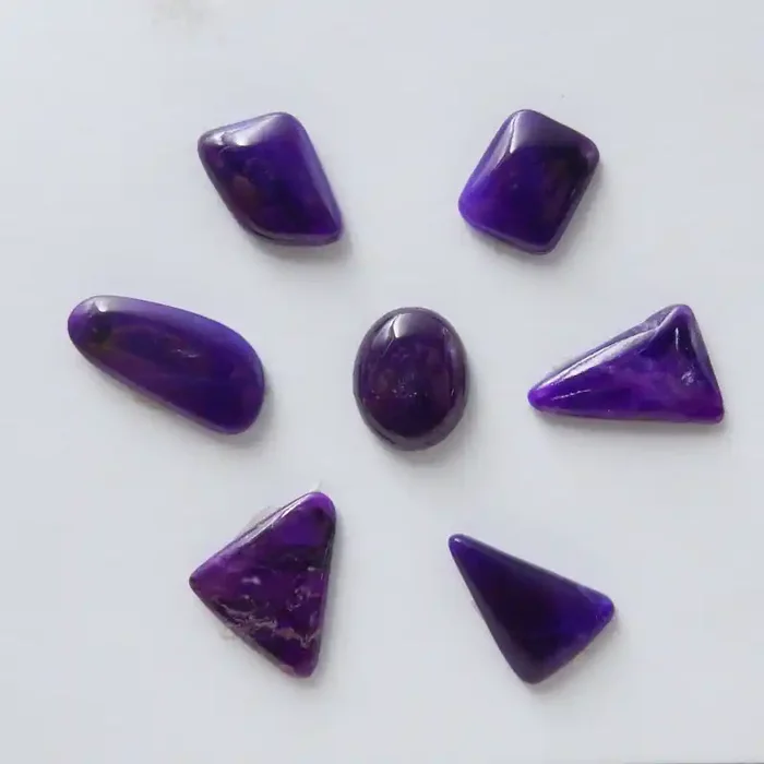 12cts Natural sugulite cabochon beads customized jewelry E774
