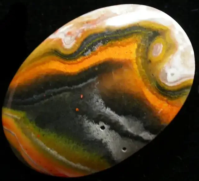 14.20 CTS A GRADE PATTERNED BUMBLE BEE JASPER [ST7138]