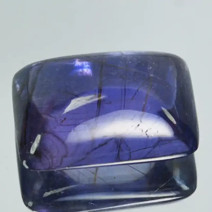 14.29 Cts Natural Corundum Sapphire Purple Blue Sugarloaf Srilanka Gem