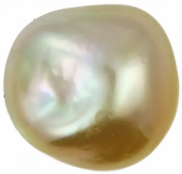 14.3 Cts Golden Freeform Shape Natural Pearl PPP917