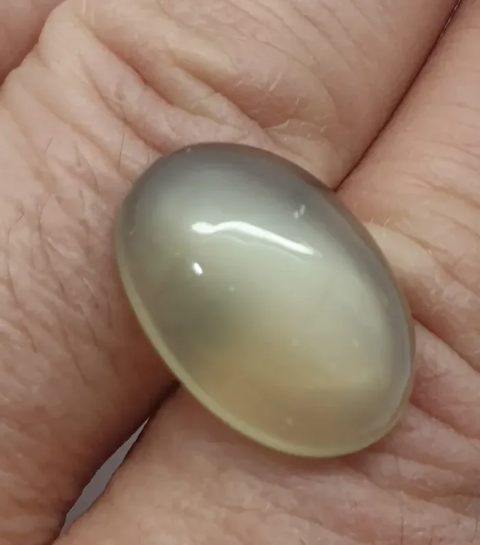 14.56 Ct Yellow Cats Eye moonstone Cabochon 19.5×12.8mm(SKU143)