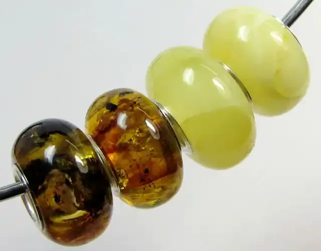 14 MM 4 PCS NATURAL AMBER BEADS17 CTS AGR313
