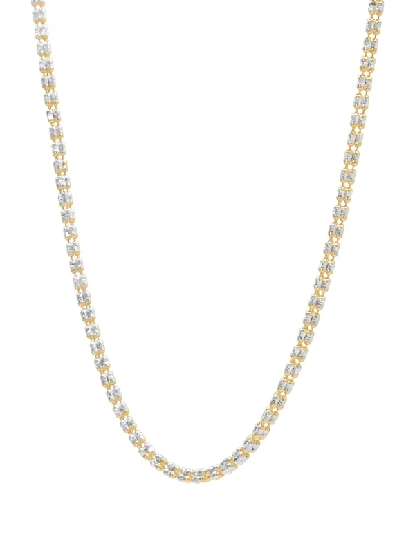 14K Gold Diamond cut Necklace