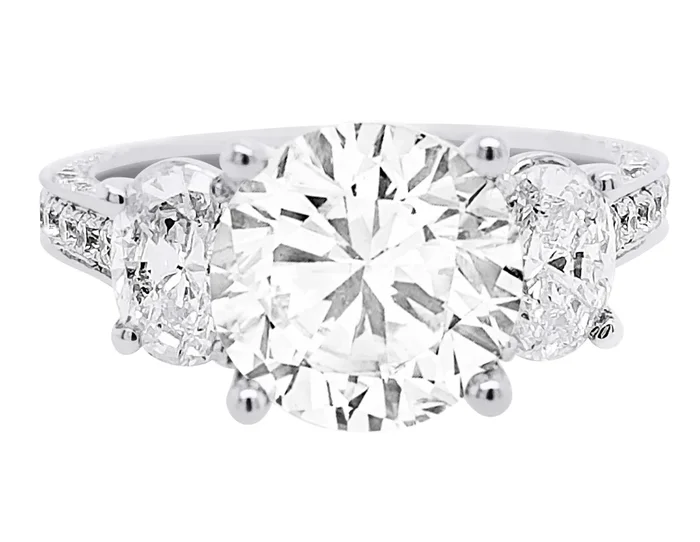 14K WHITE GOLD 1.45 CTW DIAMOND ENGAGEMENT RING