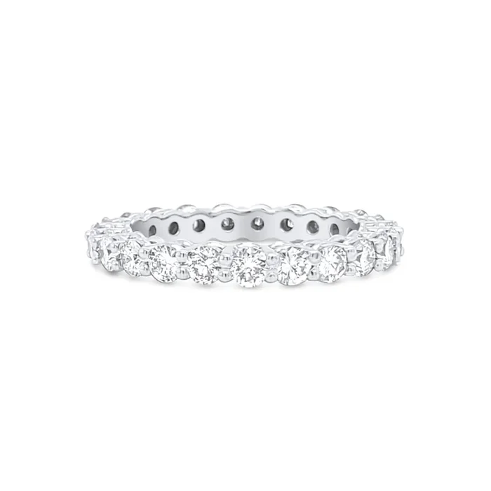 14K WHITE GOLD 2.08 CTW DIAMOND ETERNITY BAND