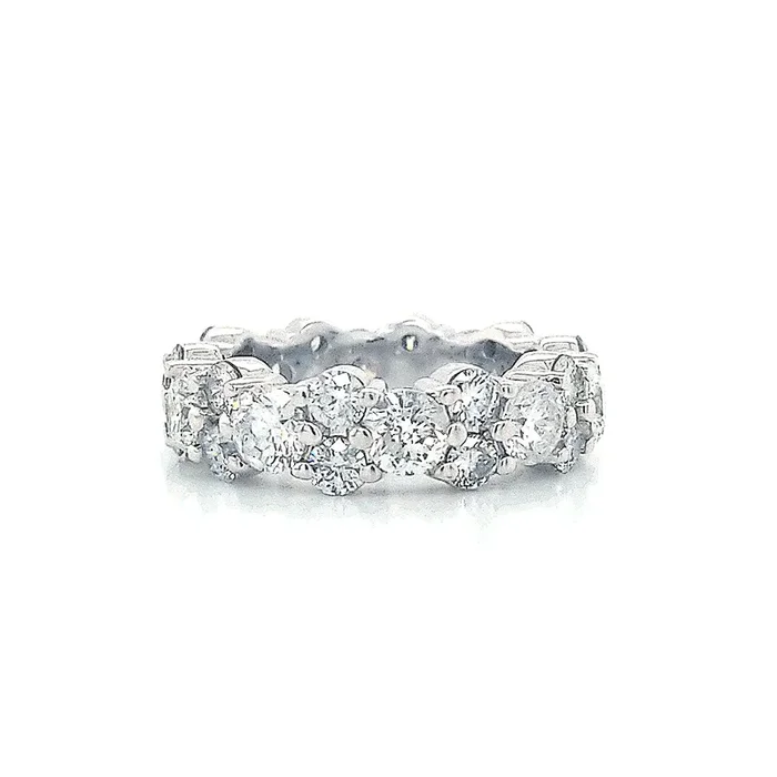 14K WHITE GOLD 4.68 CTW DIAMOND BAND
