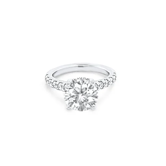 14K WHITE GOLD .42 CTW DIAMOND ENGAGEMENT RING SETTING